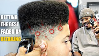 HOW TO DETAIL YOUR FADE  HAIRCUT TUTORIAL TAKING YOUR FADE TO WHOLE NOTHER LEVEL [upl. by Monk]