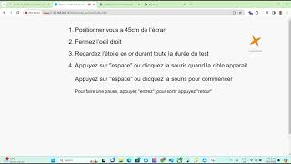 Eyeonic Online Visual Field Test  French Demo video [upl. by Aksehcnarf]