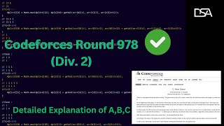 Solving A B C from Educational Codeforces Round 170  Two Screens Binomial Coefficients New Game [upl. by Lynd]