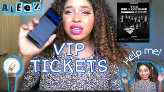 BUYING VIP HITOUCH TICKETS FOR ATEEZ 에이티즈 TOUR THE FELLOWSHIP BEGINNING OF THE ENDLONDON 2022 [upl. by Ljoka]