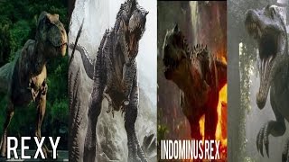 VRex vs TRex vs IRex vs Spinosaurus HD [upl. by Akfir]