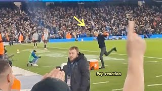 Pep Guardiola crazy reaction as Haaland scored against Brentford [upl. by Arvind313]