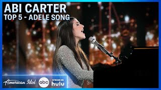 Adele Songbook Abi Carter Stuns Singing quotHelloquot  American Idol 2024 [upl. by Morocco]