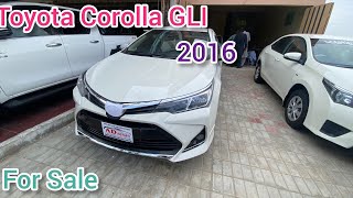 Toyota Corolla GLI  Model 2016  For Sale in Pakistan [upl. by Irish]