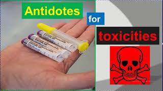 Drugs Toxicities and their Antidotes  I am Pharmacist [upl. by Anuaik]