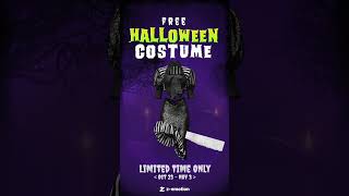 Free Halloween costume is now available for a limited time [upl. by Ahsaenat]