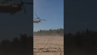 chinook helicopter and ifv in action [upl. by Carder325]