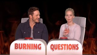 Jennifer Lawrence and Chris Pratt take on Ellens Burning Questions [upl. by Nirehs]