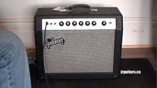 Vintage GIBSON Explorer GA15 Amp Demo [upl. by Yud]