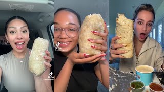 BURRITO 🌯 MUKBANG ASMR  TIKTOK FOOD COMPILATION  LUNA ASMR [upl. by Eluj]