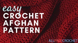 Worlds Easiest Crochet Afghan Pattern [upl. by Anair17]