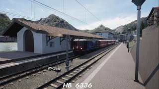 TSW4 Chur  Arosa  Arosalinie  RhB GE 44 II [upl. by Clinton]