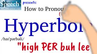 How to Pronounce Hyperbole and Hyperbole Meaning [upl. by Cathee]