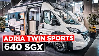 Edler Kastenwagen 2023 Adria Twin Sports 640 SGX [upl. by Karole]