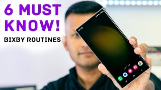 6 MUST Know Bixby Routines For Samsung ULTRA Phones amp Any Samsung Phones [upl. by Magdala]