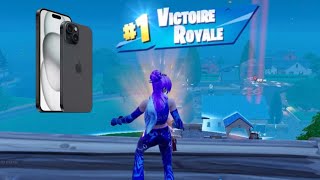 Gameplay Ranked Fortnite Mobile  Chapter 5 Season 1 GeforceNow IOS [upl. by Mosira]