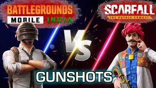 BGMI Vs SCARFALL  Gun Sound Comparison  ScarFall20 BattlegroundsMobileIN [upl. by Krantz]