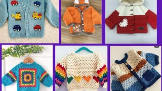 Crochet baby sweatercrochet articles [upl. by Barkley]