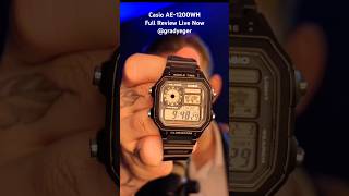 Casio AE1200WH  Full Review Live Now gradyeger [upl. by Maximilien]