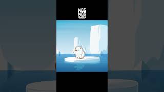 penguin ＆ polar bear ＆ Orca  MOGMOG PLANET Observation Diary  Its Anime shorts anime animals [upl. by Annirak]