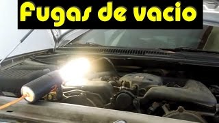 Consejo para detectar fugas de vacio en el multiple de admisionmotor [upl. by Hillie]