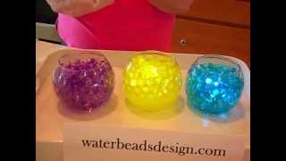 DIY Wedding Centerpieces with water beads [upl. by Alderman225]