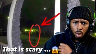 12 SCARY VIDEOS FiILMED BY DOORBELL CAMERASREACTION [upl. by Nayd]