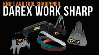 Darex Work Sharp Knife and Tool Sharpener  Tutorial [upl. by Nowell839]