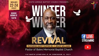 Sixth Avenue Baptist Church Winter Revival  January 23 2024 [upl. by Kirima422]