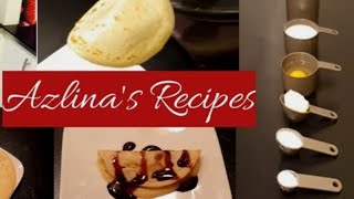 Maida dosai in French styleHow to make crêpe by Azlinacrepe recipeTamil Recipe [upl. by Longtin]