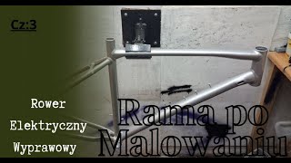 ROWER ELEKTRYCZNY WYPRAWOWY  Rama po malowaniu mtbebike [upl. by Acinok]