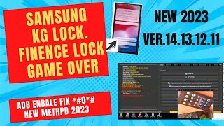 SAMSUNG A03s SMA037F KG LOCK FINENCE LOCKBYPASS ADB MOOD ANDROID VERSION 131211BY Griffin tool [upl. by Seluj]