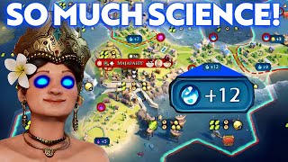 The Most SCIENCE Ive Ever Seen in Civ 6 Gitarja 1 [upl. by Erret869]