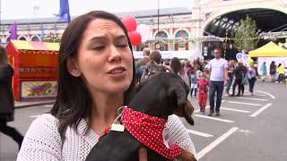 Smithfield meat Market 150th anniversary UK  ITV London News  25th August 2018 [upl. by Anomahs268]