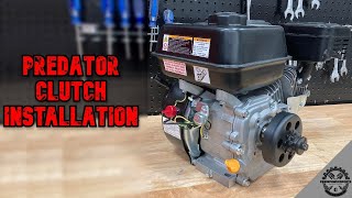 How To Install Centrifugal Clutch on Predator 212cc Go Kart Engine [upl. by Anoif]