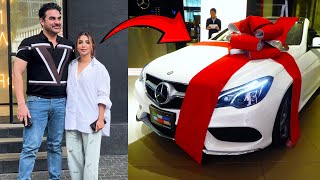 Arbaaz Khan Gift New Mercedes to Wife Sshura Khan [upl. by Amehr]