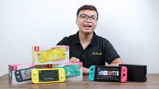 HALO NINTENDO Nintendo Switch Lite VS Nintendo Switch 2019 [upl. by Lua167]