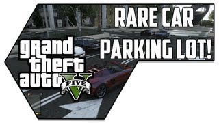 Rare Car Parking Lot Location  GTA V Grand Theft Auto V [upl. by Prisilla]