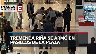 Mujer cacha a su esposo con la amante gastando el aguinaldo en Galerías Metepec [upl. by Watt489]