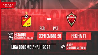 🔴 EN VIVO  Deportivo Pereira vs Patriotas  Liga Colombiana por el Fenómeno del Fútbol [upl. by Silloh]