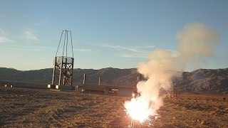 Worlds Largest Sugar Rocket Motor propellant grain and 3rd flight of the phoenix rocket [upl. by Sidoney]