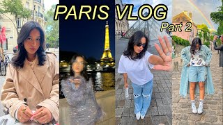 PARIS VLOG  Le Louvre Monmartreمشينا للخردة ديال فرنسا 🇫🇷🩷🤗 آخر3 ايام في باريس [upl. by Nelac525]