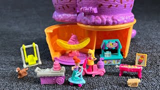 5 Minutes Satisfying with Unboxing Polly Pocket Collection  Pink Ice Cream House  ASMR no talking [upl. by Brian]