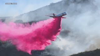 Kings Fresno county firefighters help fight Mountain Fire in SoCal [upl. by Dido701]