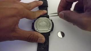 How To Change Battery Casio Pro Trek PRG650YBE 3  Time Lapse [upl. by Malachi519]