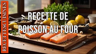 Recette de poisson au four 0929 [upl. by Nalid]