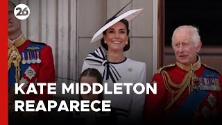 INGLATERRA  EN VIVO  La princesa Kate Middleton reapareció en acto real [upl. by Swane]