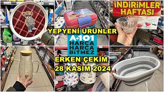 A101’E KOŞUN 💃HER ŞEYDE 20 İNDİRİM YAPTILARALAN ALANAERKEN ÇEKİM A101 28 KASIM 2024A101 AKTÜEL [upl. by Atirehs]