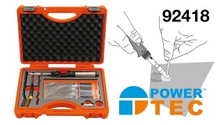 92418  PowerTEC Butane Plastic Welding Kit [upl. by Zaneta]