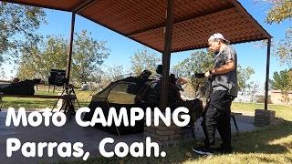 Moto CAMPING de otoño en PARRAS Coahuila motocamping [upl. by Conlon850]